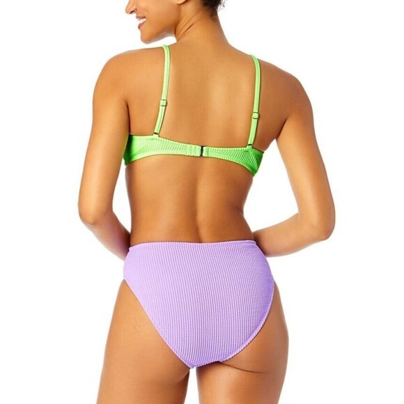 Salt + Cove Salt & Cove Juniors' Color blocked One-Piece Monokini Swimsuit M - Picture 2 of 7